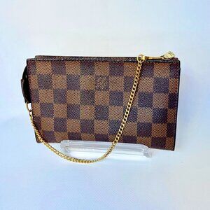 Louis Vuitton Marais Bucket Zip Pouch in Damier Ebene